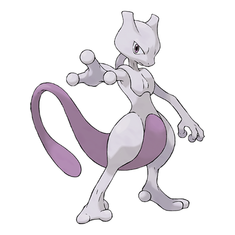 [Ilustración oficial de Mewtwo]