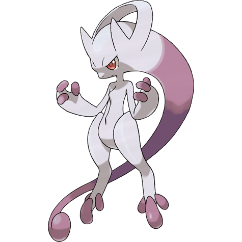 [Ilustración oficial de Mega-Mewtwo Y]