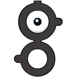 [Ilustración oficial de Unown Letra B]