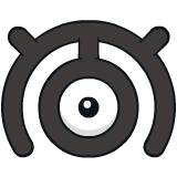 [Ilustración oficial de Unown Letra M]