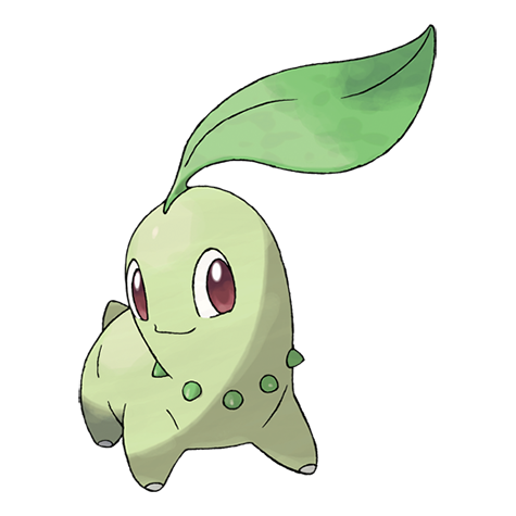 [Ilustración oficial de Chikorita]