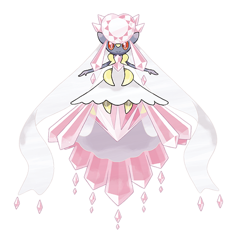 [Ilustración oficial de Mega-Diancie]