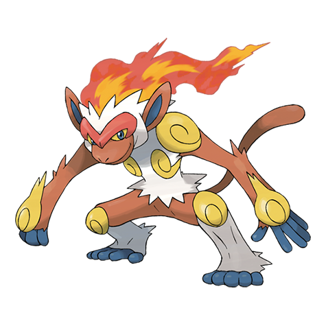 [Ilustración oficial de Infernape]