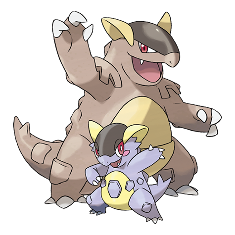 [Ilustración oficial de Mega-Kangaskhan]