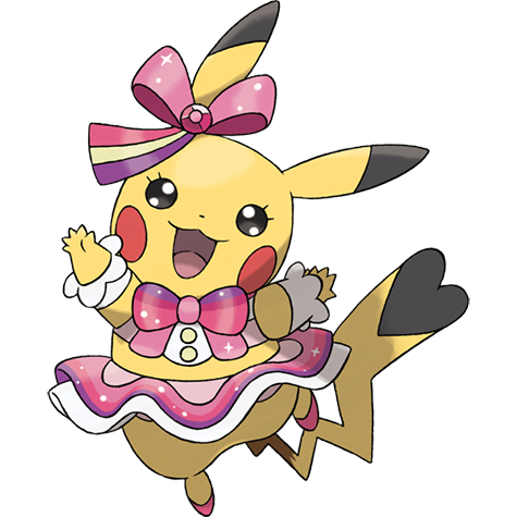 [Ilustración oficial de Pikachu Superstar]