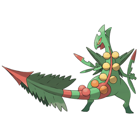 [Ilustración oficial de Mega-Sceptile]