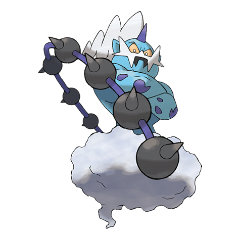 [Ilustración oficial de Thundurus Forma Avatar]