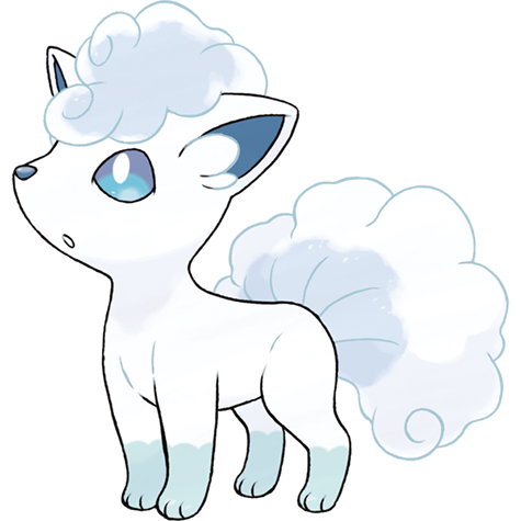 [Ilustración oficial de Vulpix de Alola]