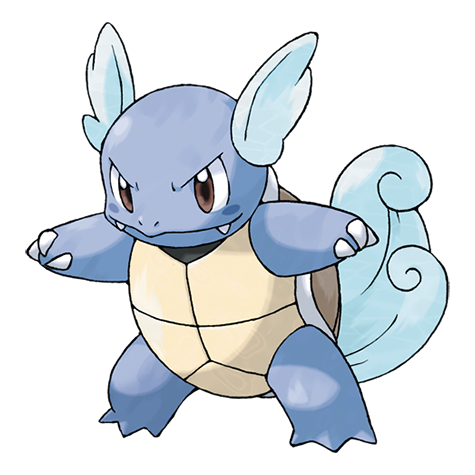 [Ilustración oficial de Wartortle]