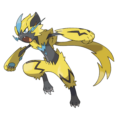 [Ilustración oficial de Zeraora]